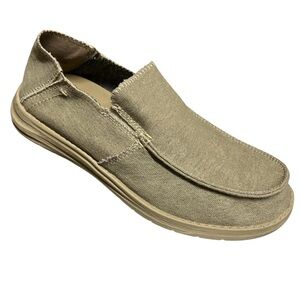 Dockers Men’s Natural Canvas Slip On Shoes Size 7